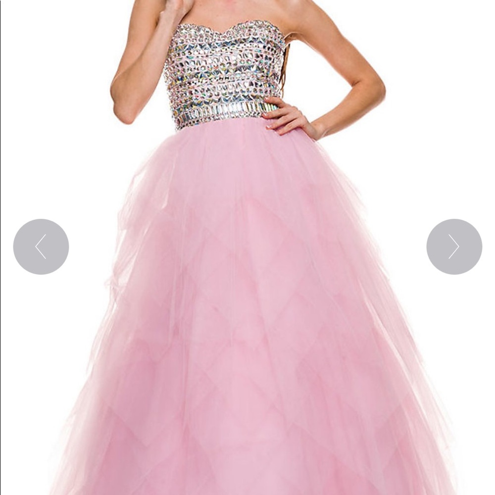 Pink prom dress